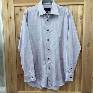 David Donahue Light Purple Dress Shirt